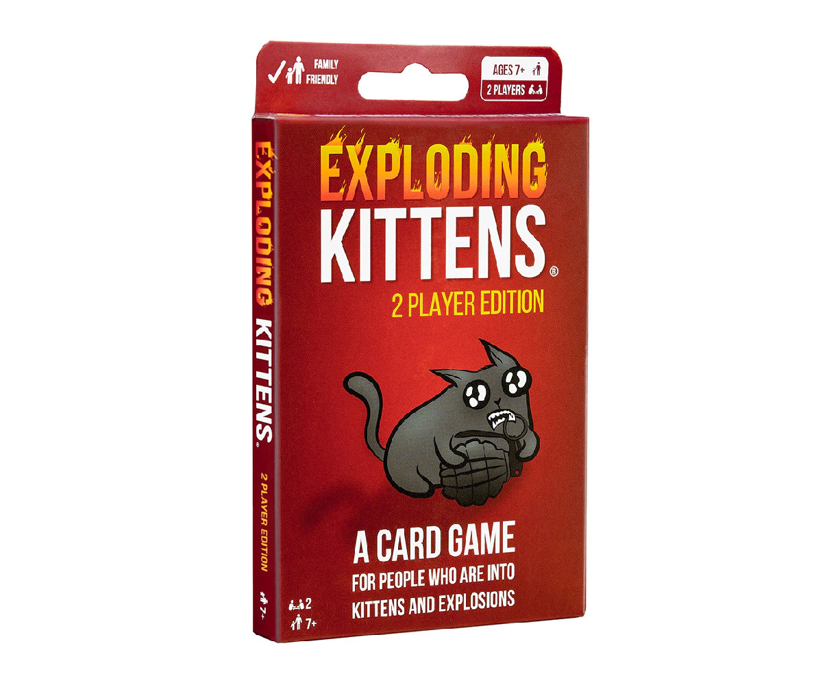 Exploding Kittens Exploding Kittens 2 Player Edition Kids/Children Card Game 7y+