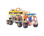 579pc Construct IT DIY 5in1 Transporter Truck Toy w/Tools STEM Build Kit Kids 8+