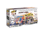 579pc Construct IT DIY 5in1 Transporter Truck Toy w/Tools STEM Build Kit Kids 8+