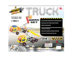 120pc Construct IT DIY Truck Work Set Toy w/ Tools Play STEM Build Kit Kids 8y+