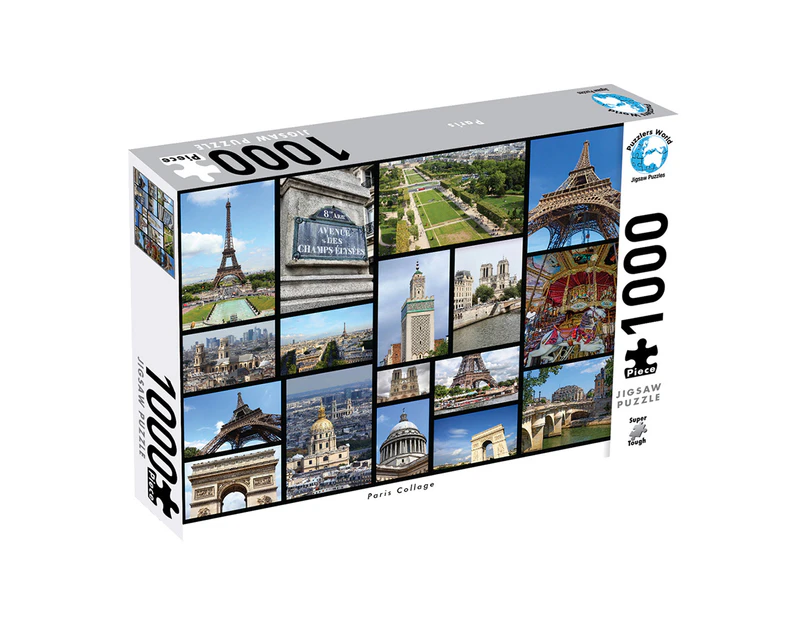 1000pc Puzzle Master Paris Collage Jigsaw Puzzle Game Play Toy Kids/Children 8y+