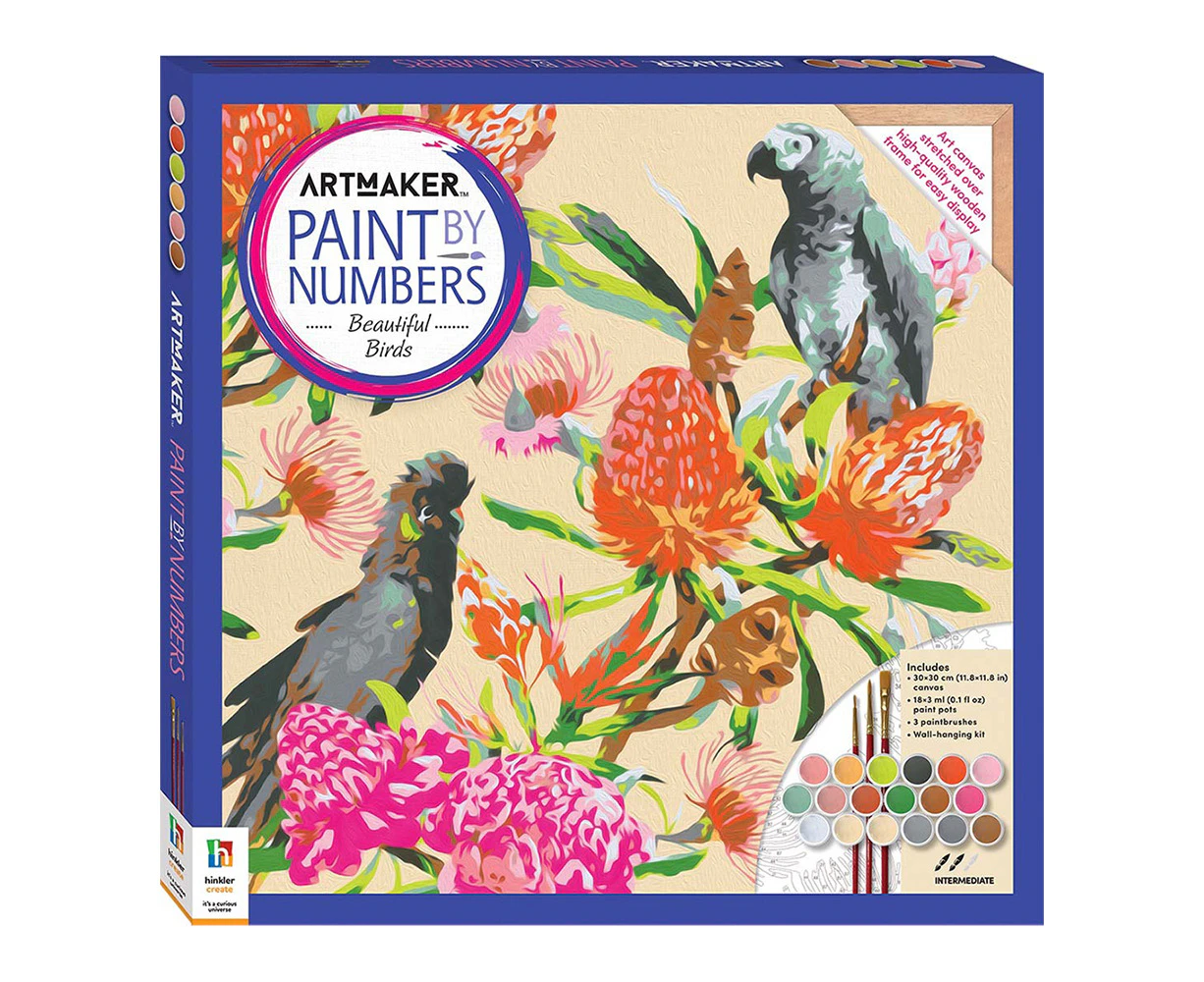 Art Maker Paint by Numbers: Beautiful Birds Painting Set Art/Craft Activity