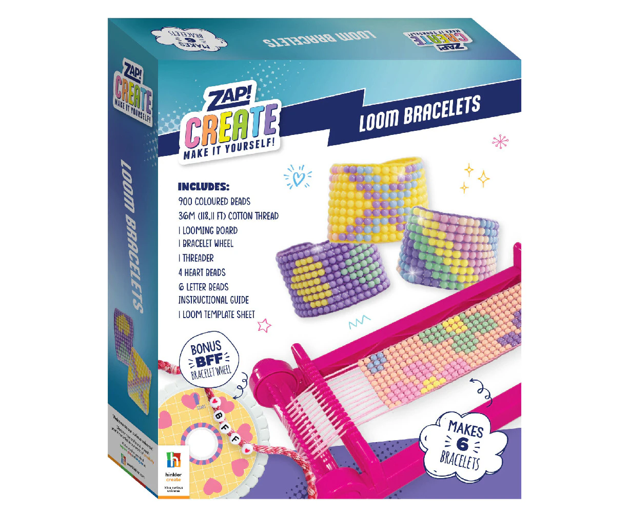 Zap! Extra Create Bracelet Loom Craft Activity Kit Art Hobby Project 8y+