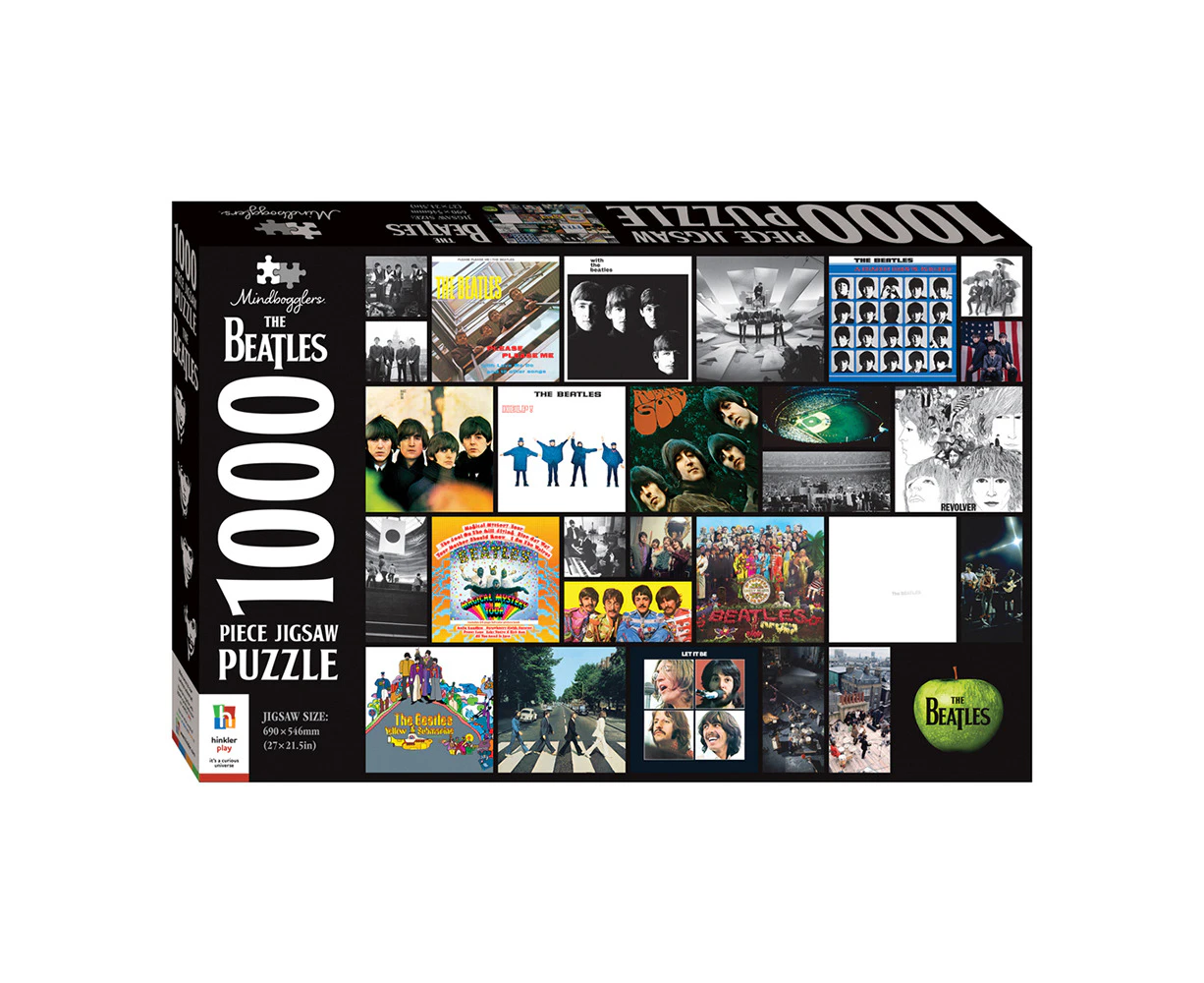 1000pc Mindbogglers The Beatles Jigsaw Puzzle Album Covers Kids/Family Game