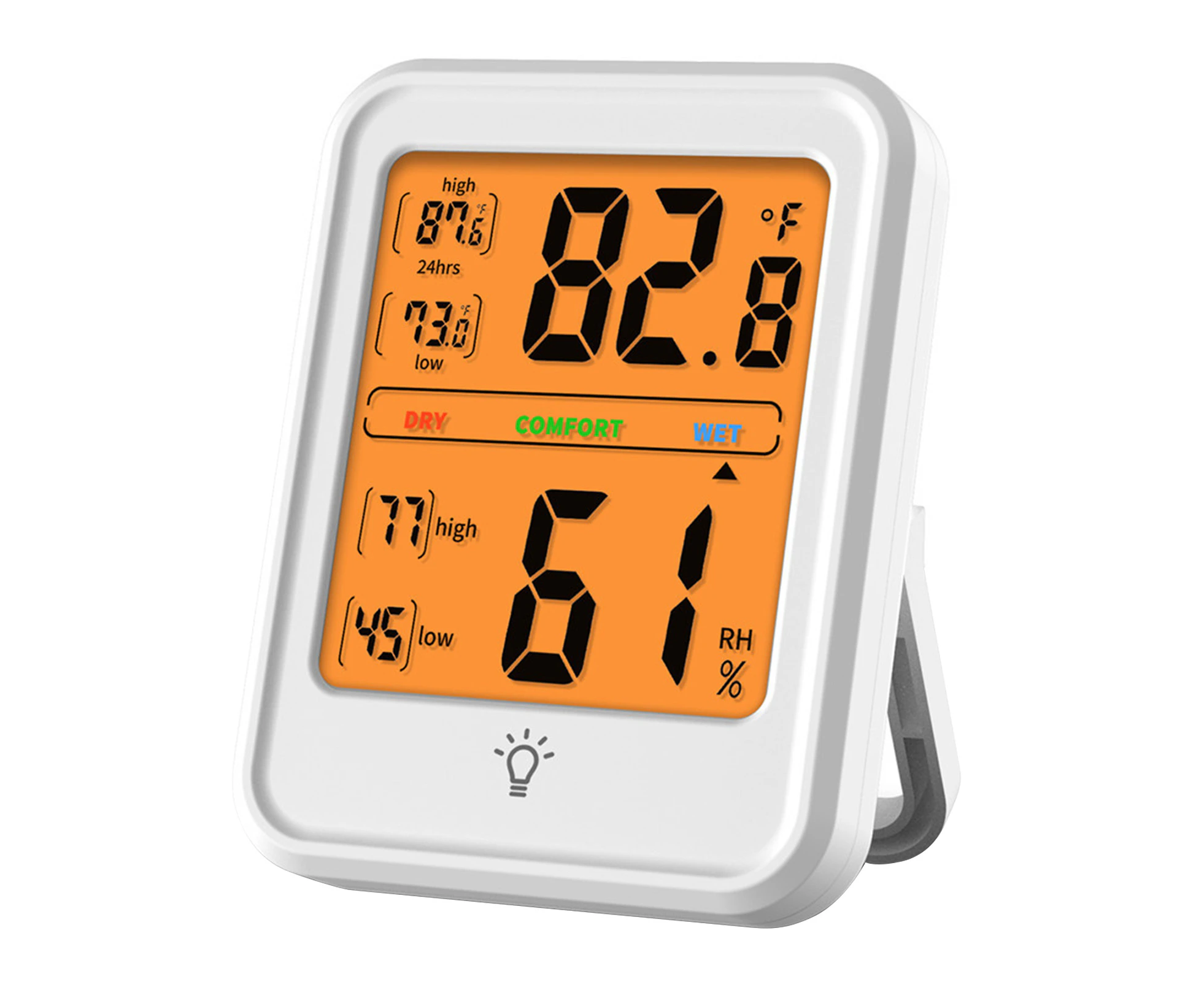 KKmoon Digital Hygrometer Thermometer Indoor Temperature and Humidity Gauge Monitor Meter with LCD Display for Home Bedroom Office Greenhouse