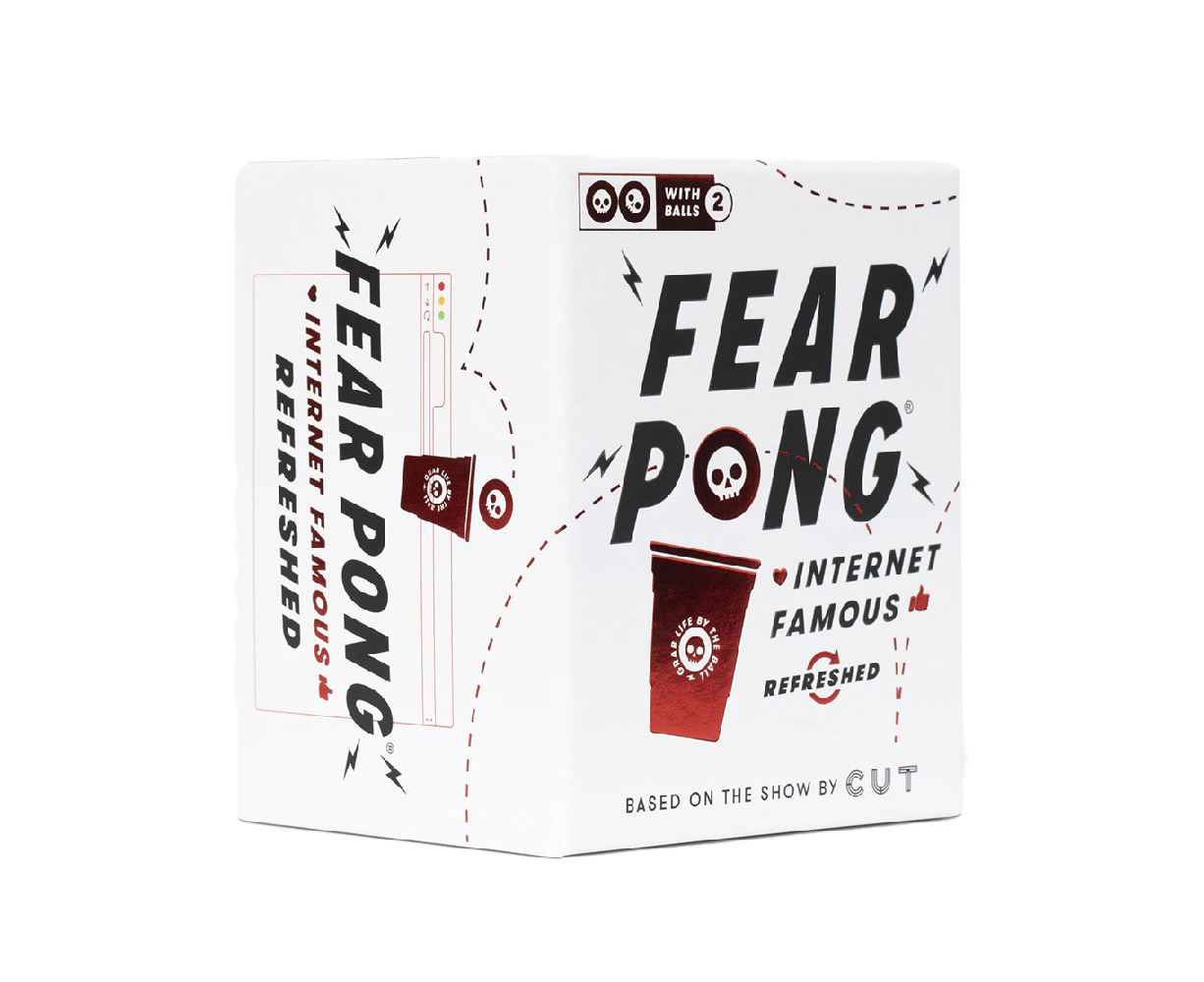 Cut Games Fear Pong Internet Famous Refreshed Card Drinking Game 17y+