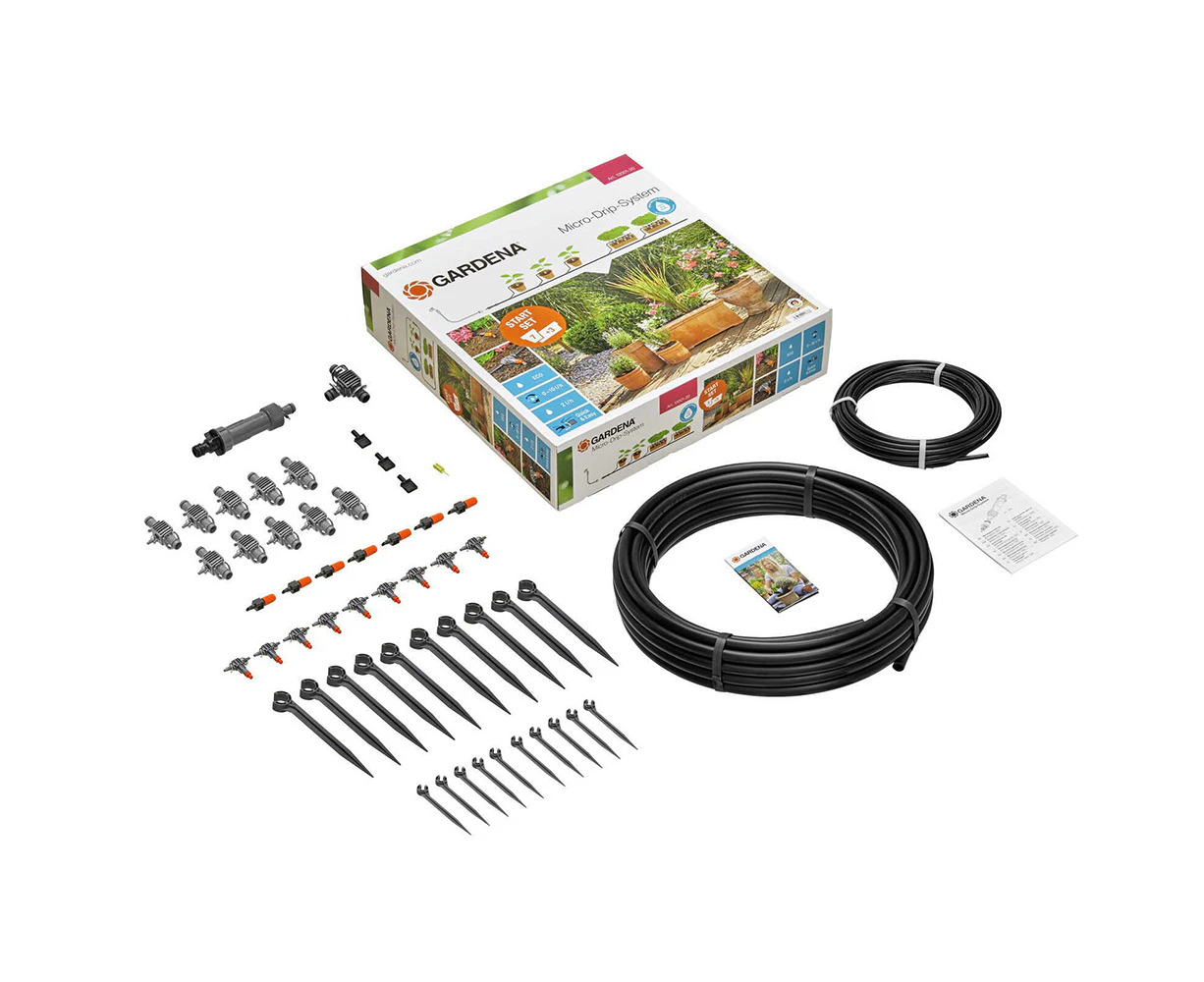 Gardena 13001-20 Micro Watering Balcony Irrigation Starter Set Pot Plants Medium