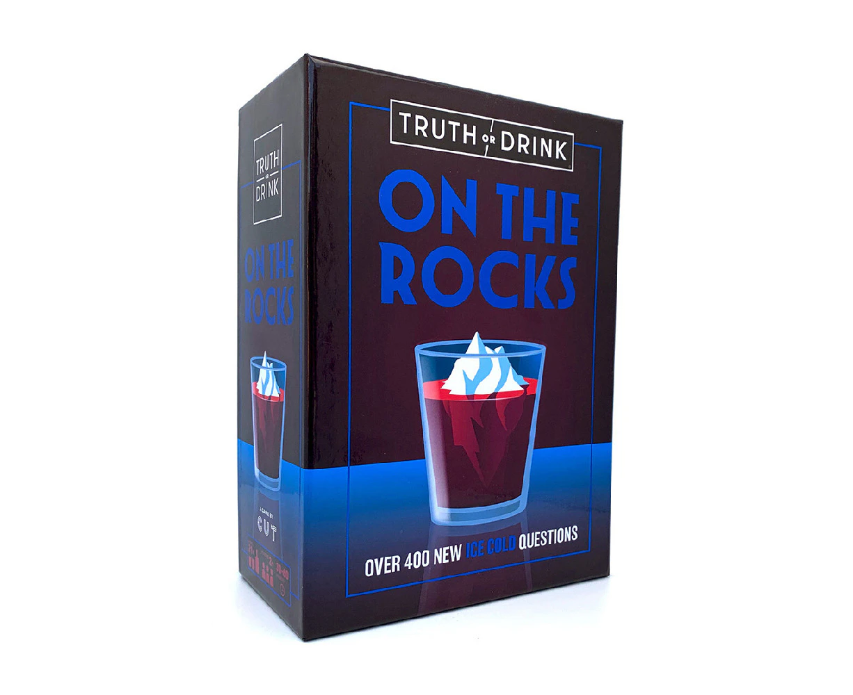 Cut Games Truth or Drink On the Rocks Card Game Drinking Party Fun Family 21y+