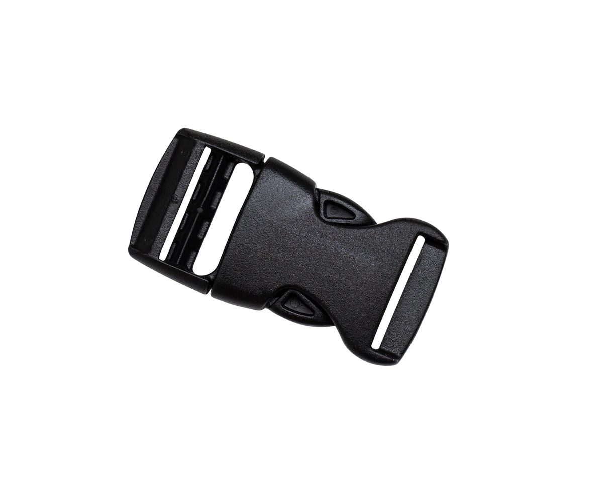 GMP Trovato Premium Plastic Side Release Buckle Clip 20mm Bag 15 Black