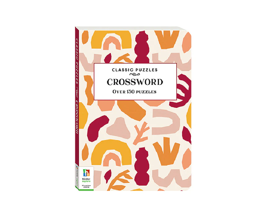 Solve It! Classic Puzzle Books: Crossword Adult Puzzle Book Brain Challenge