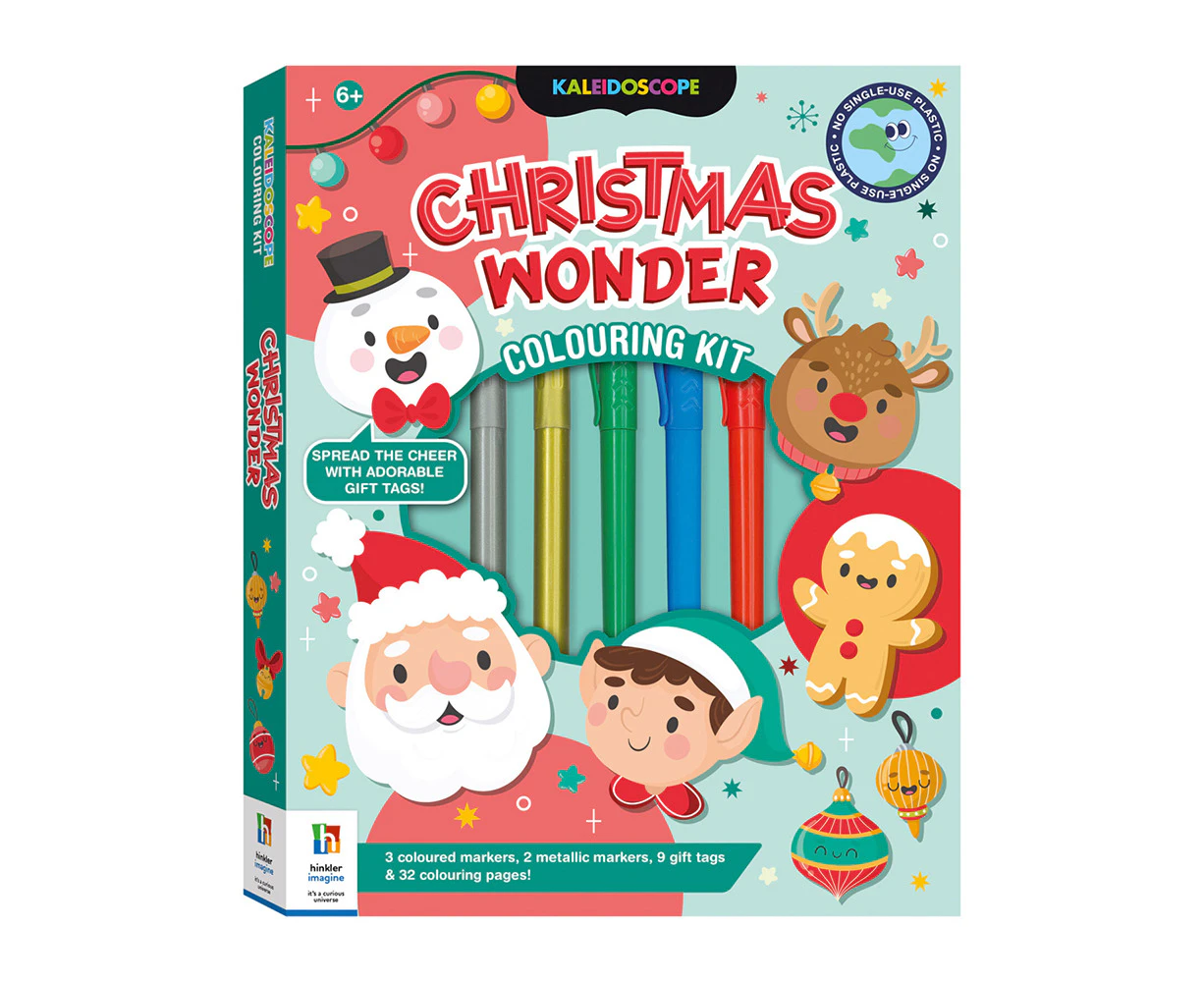 Kaleidoscope Christmas Wonder Colouring Pad Kit Art/Craft Kids/Children 6-8y