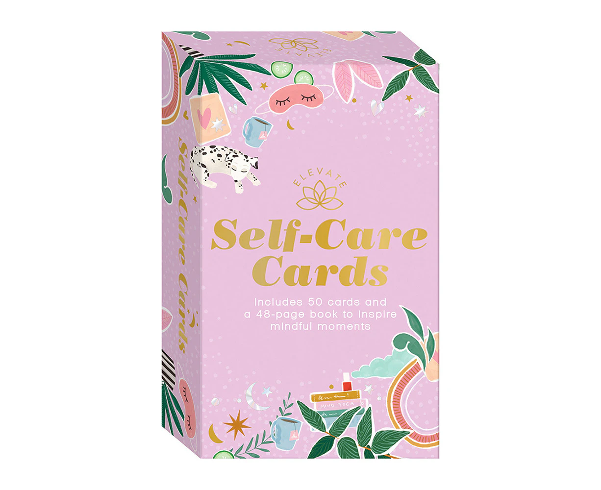 Elevate Self-Care Cards Wellness Cards And Book Kit Mindfulness Spiritual