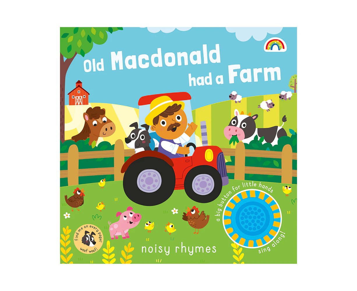 Really Decent Books Noisy Rhymes Old Macdonald Activity/Sounds Kids Book 1y+