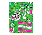 Bookoli Neon Colouring Flamingo Colouring Activity Book Art Entertainment