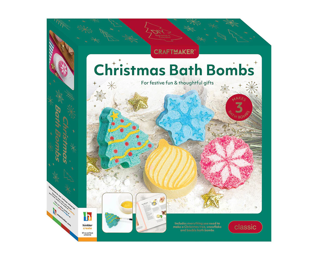 Craft Maker Christmas Bath Bombs Craft Activity Kit DIY Art Hobby Project