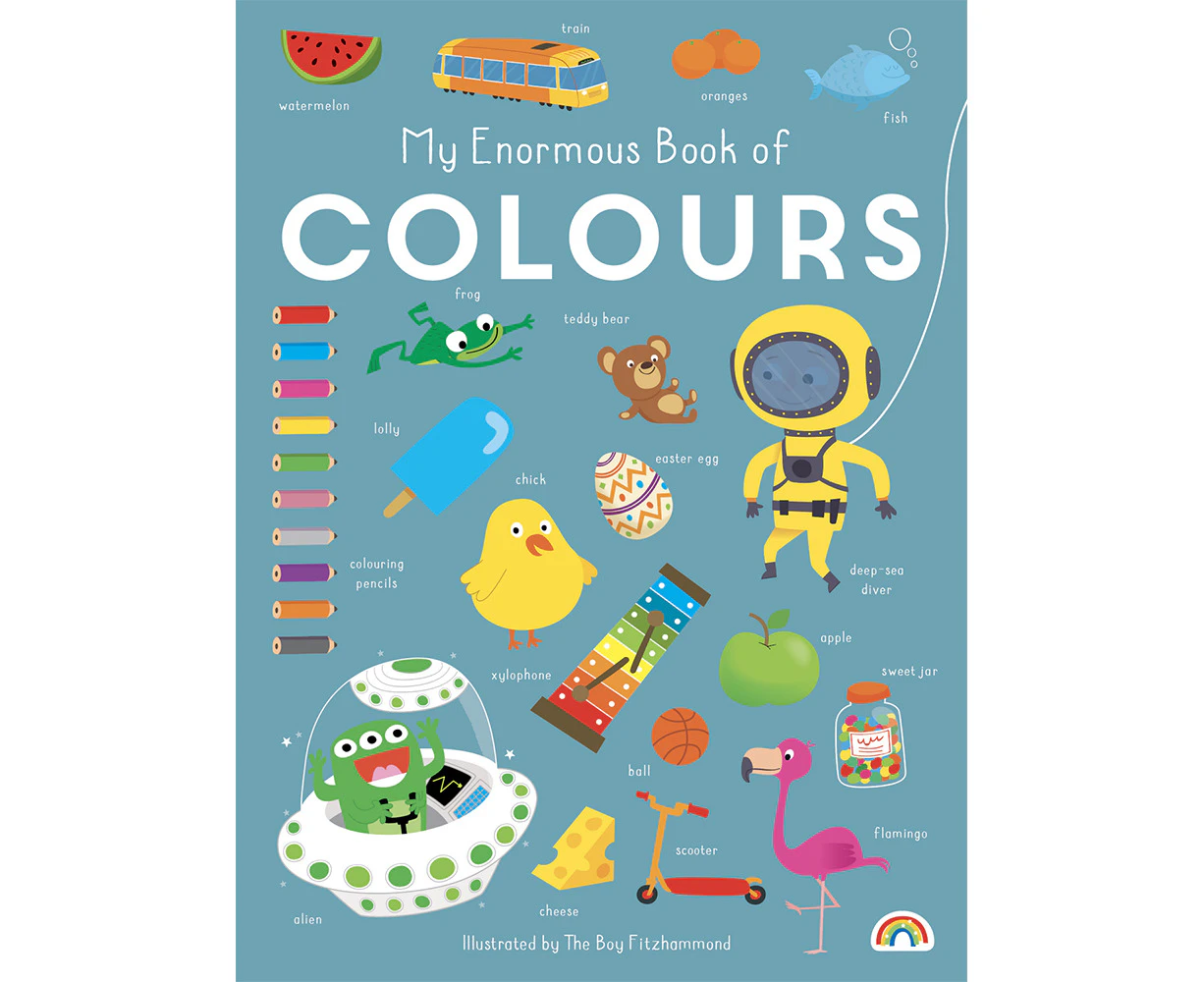 Really Decent Books Enormous Book Of Colours Kids/Children Educational Book 1y+