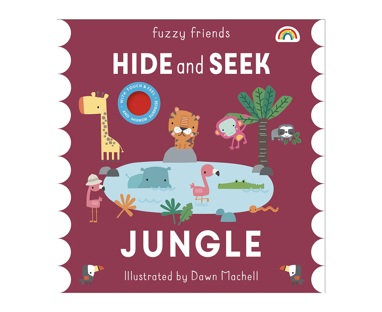 Really Decent Books Fuzzy Friends Jungle Kids/Children Educational Fun Book 1y+