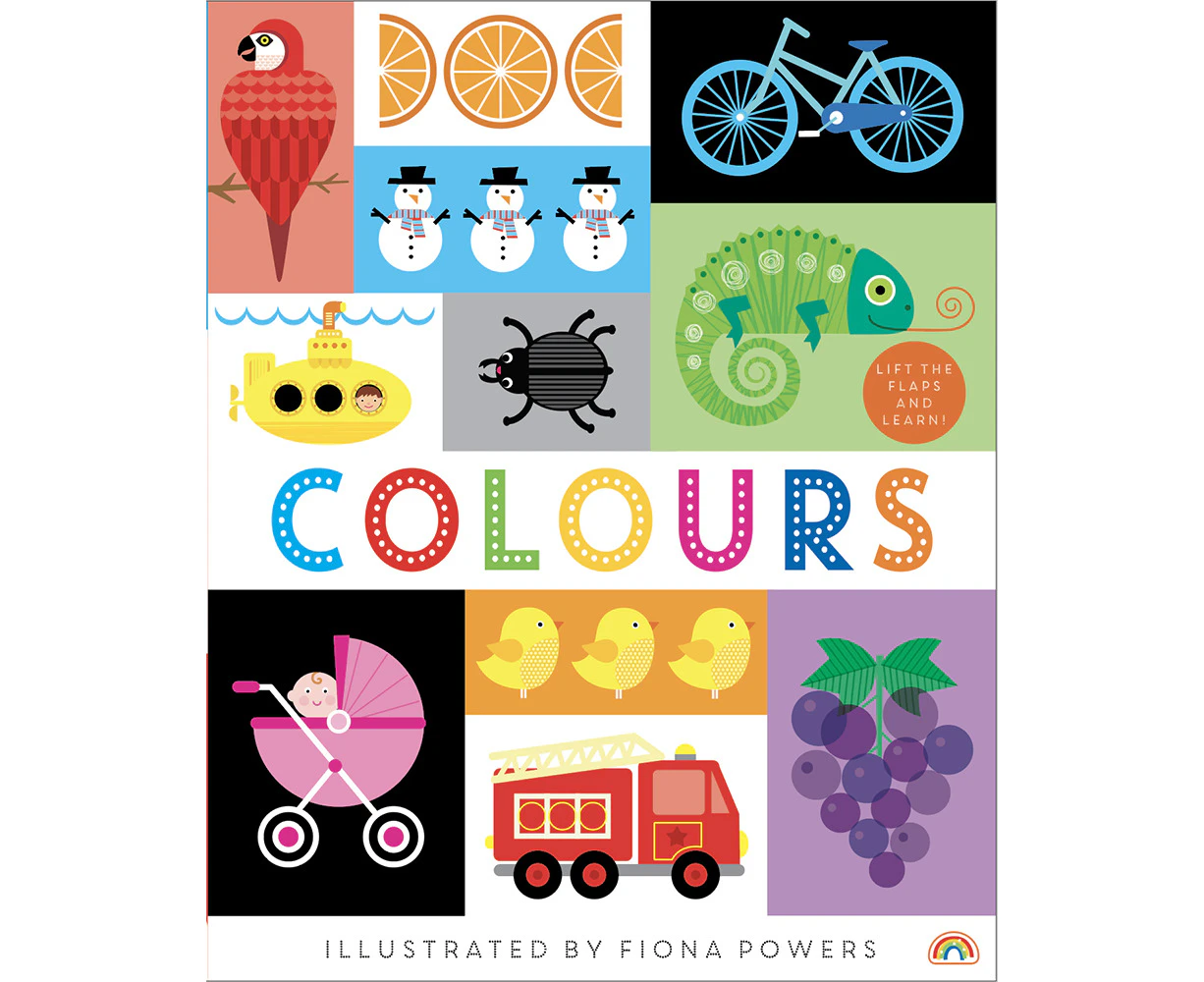 Really Decent Books Lift The Flap Colours Kids/Children/Toddler Fun Learning 1y+