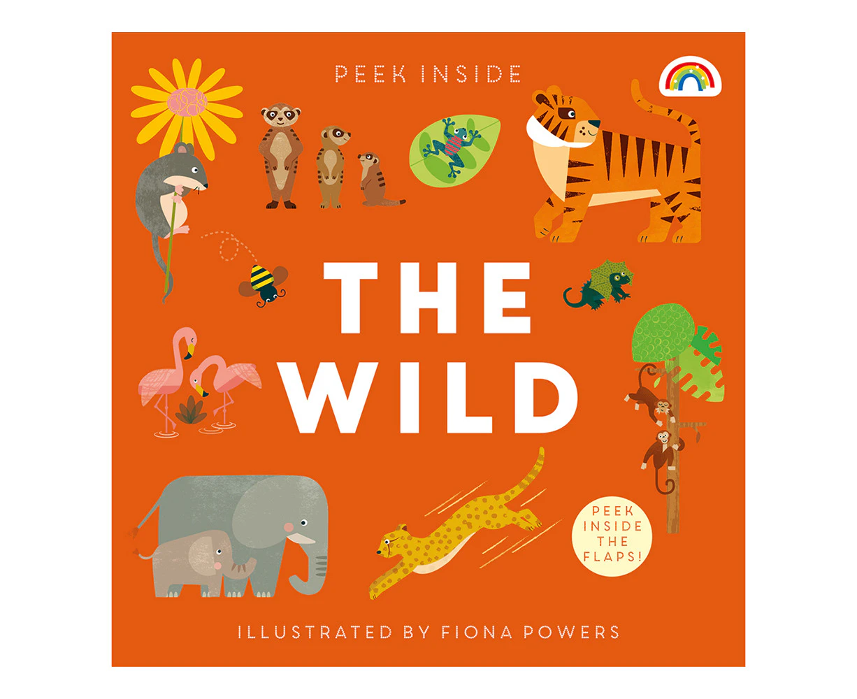 Really Decent Books Peek Inside The Wild Kids Educational/Learning Fun Book 1y+