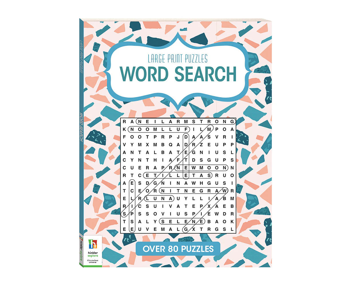 Solve It! Large Print Puzzle Word Search Adult Puzzle Book Mind Challenge