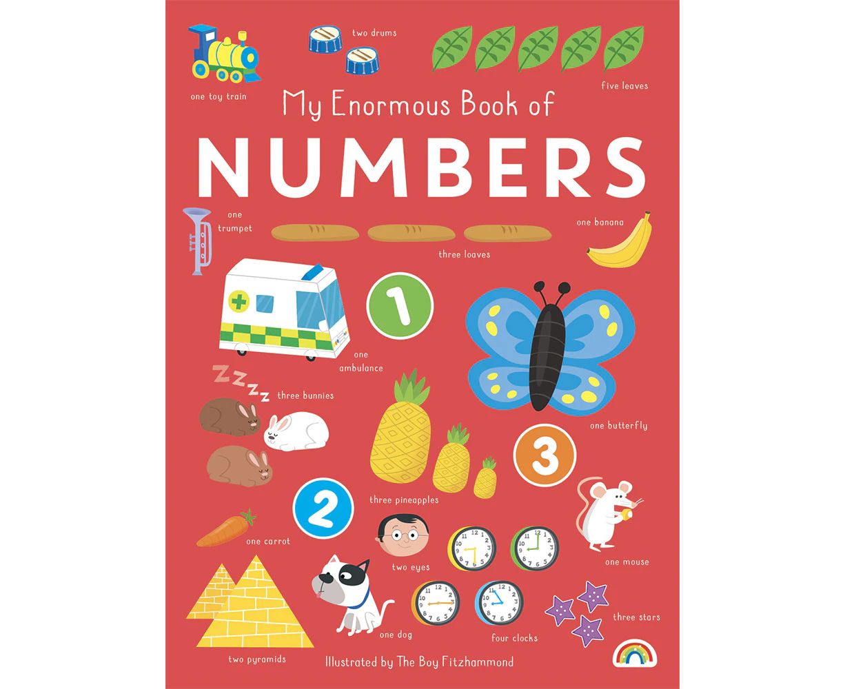 Really Decent Books Enormous Book Of Numbers Kids/Children Educational Book 1y+