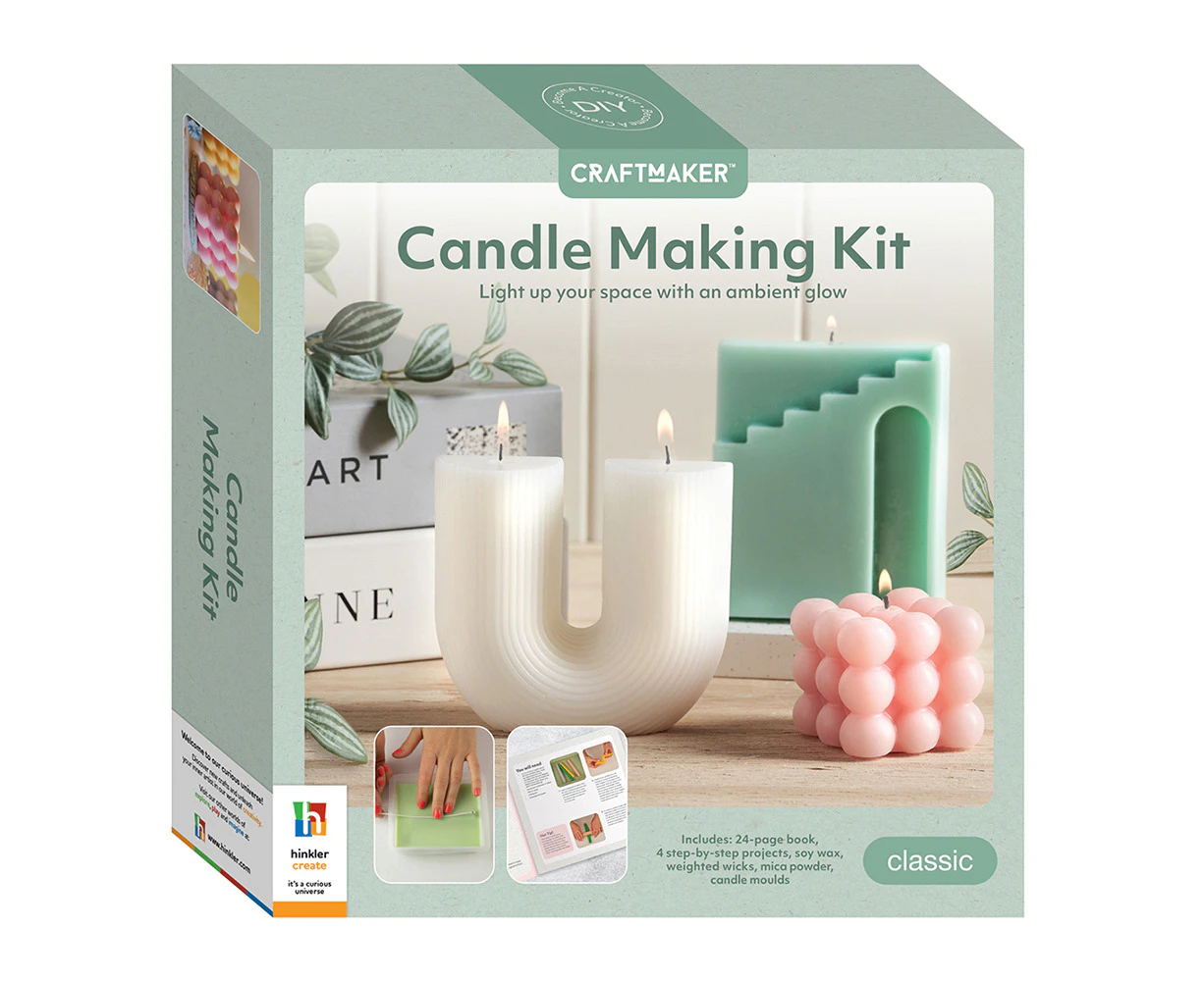 Craft Maker Candle Making Kit Classic Art/Craft Activity Set Hobby Project