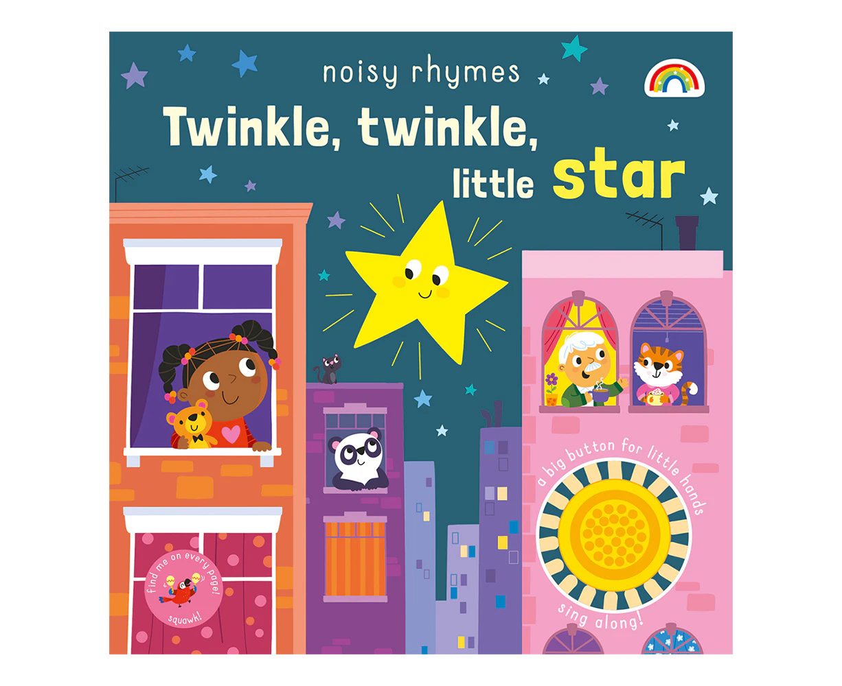 Really Decent Books Noisy Rhymes Twinkle Twinkle Activity/Sounds Kids Book 1y+