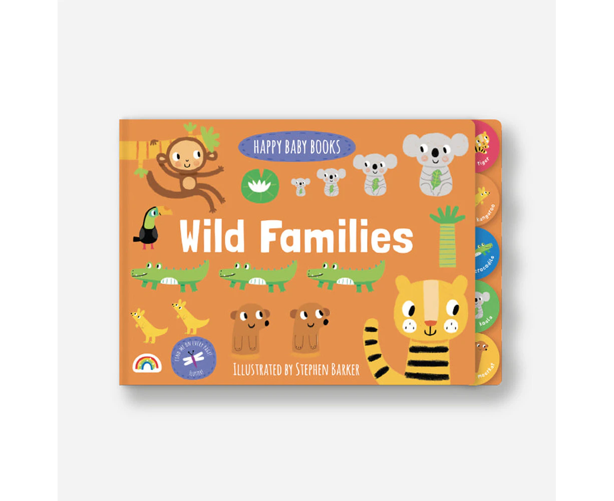 Really Decent Books Happy Baby Wild Families Kids/Children/Toddler Learning 1y+