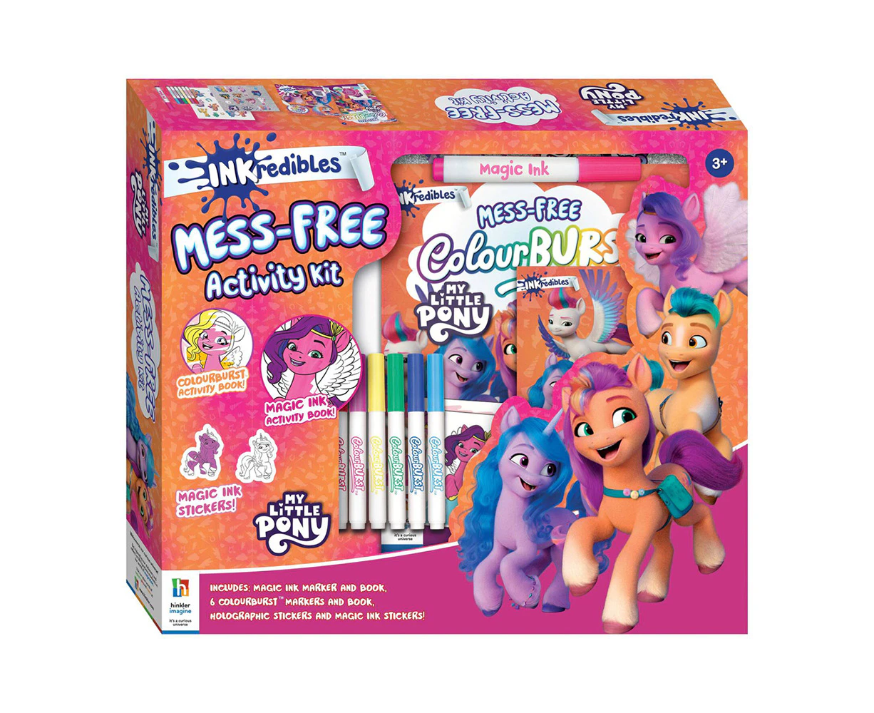 Inkredibles Kids/Children Activity Kit My Little Pony 3y+ w/Markers/Stickers