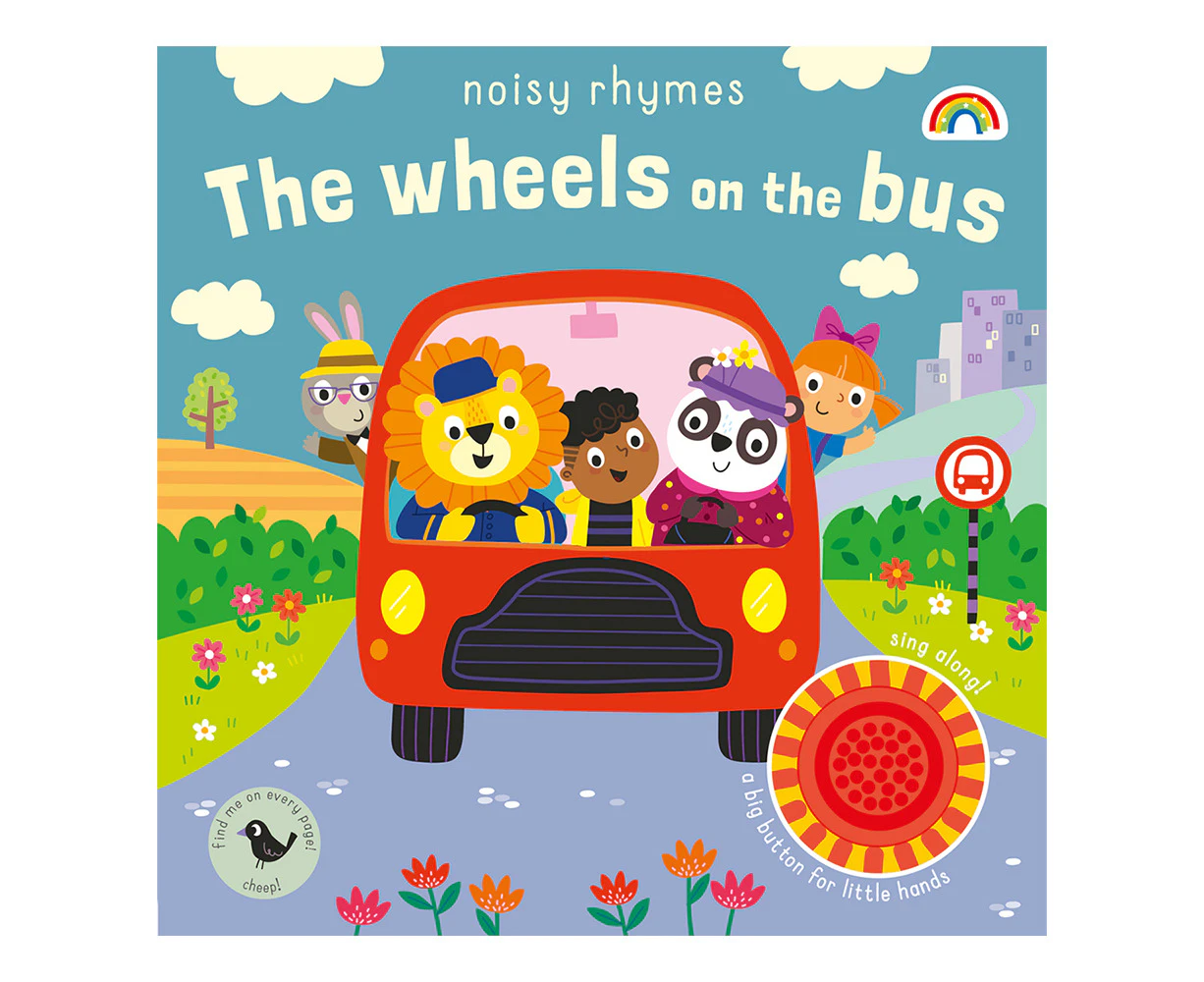 Really Decent Books Noisy Rhymes Wheels On The Bus Kids Activity/Sounds Book 1y+