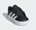 Adidas Toddlers Grand Court 2.0 Sneakers - Core Black/White