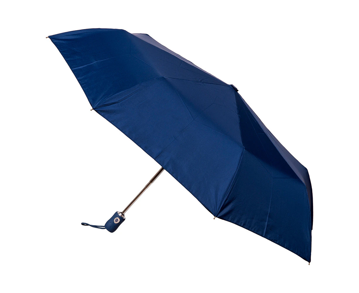 Clifton Women's Folding 97cm Auto Open Windproof Umbrella UV Sun Shade Navy