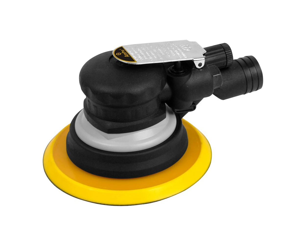 Ampro A4266 6" Air Palm Orbital Sander Central Vacuum Sanding Tool Swirl-Free