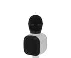 Moki Popstar Karaoke Microphone - Black & White Voice Amplifier Electric Device