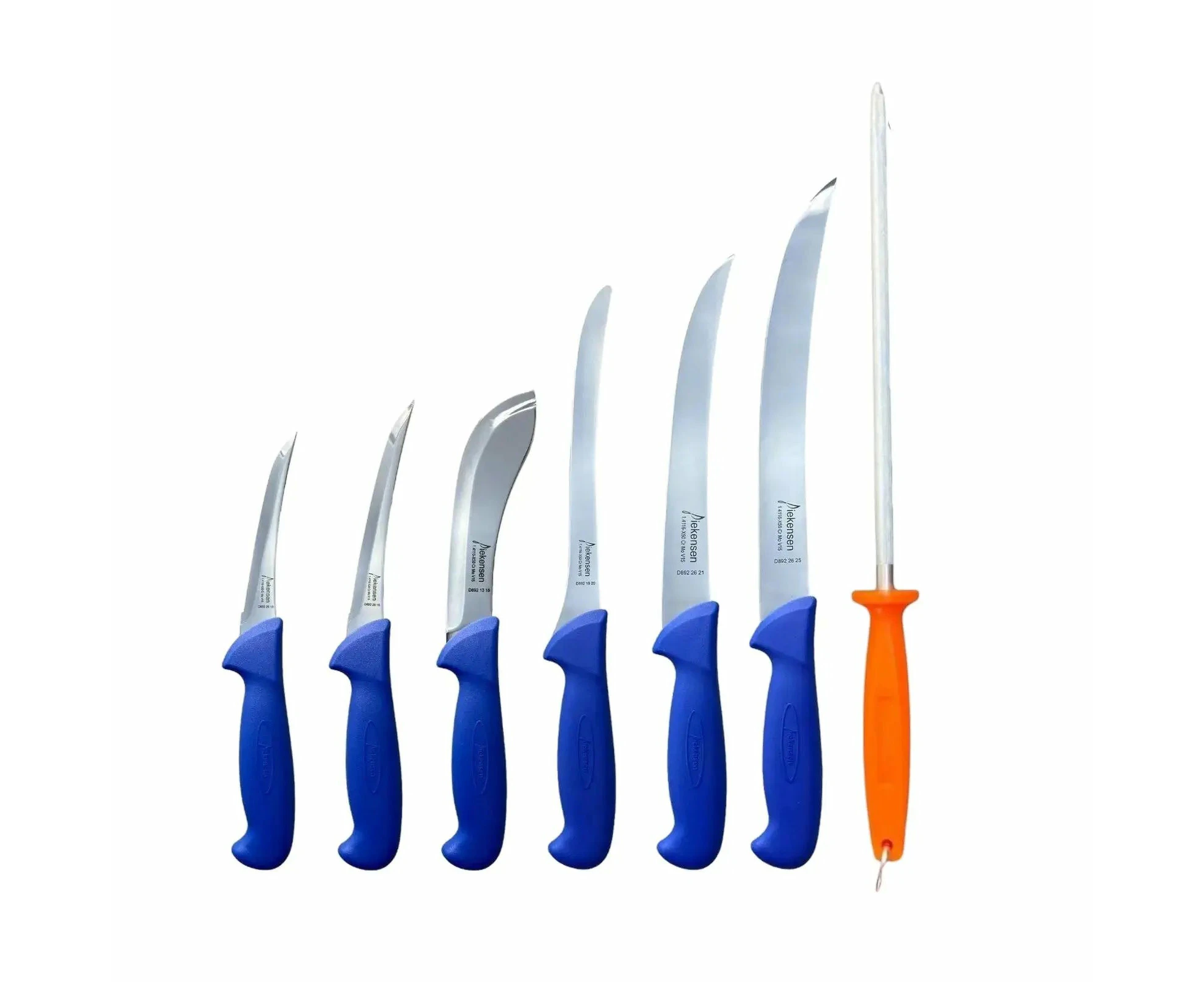 Diekensen Butcher Knife Set Boning Skinning Steak Knives Filleting Knife & Steel