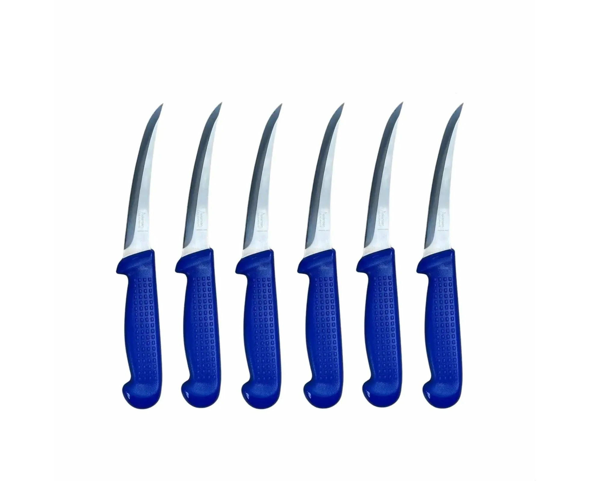 Diekensen Butchers Fish Filleting Knife Curved Thin Stiff Knife - Set Of 6