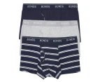 Bonds Men's Guyfront Trunks 3-Pack - Navy/Grey/Navy