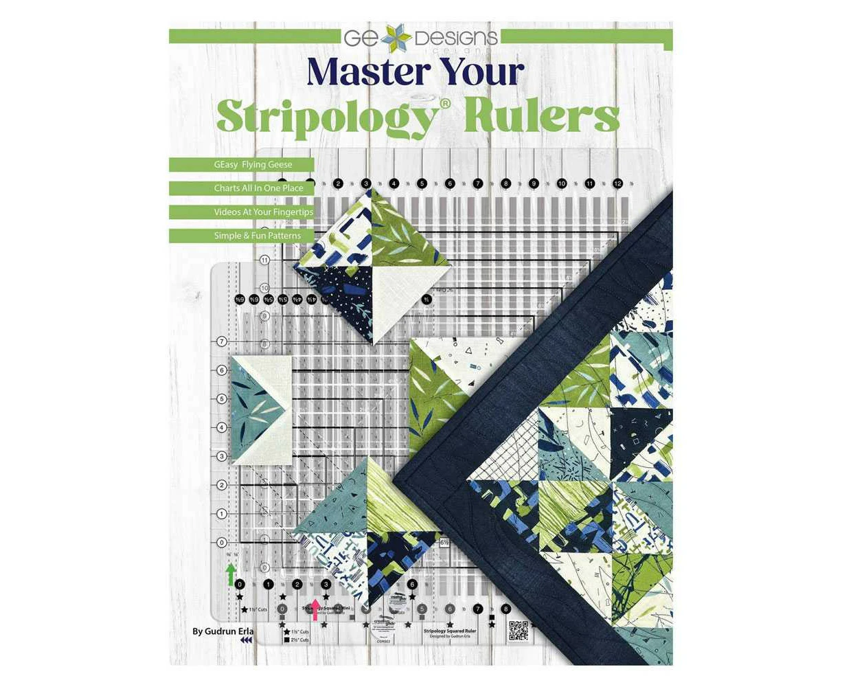 Master Your Stripology Rulers Book by GE Designs Gudrun Erla