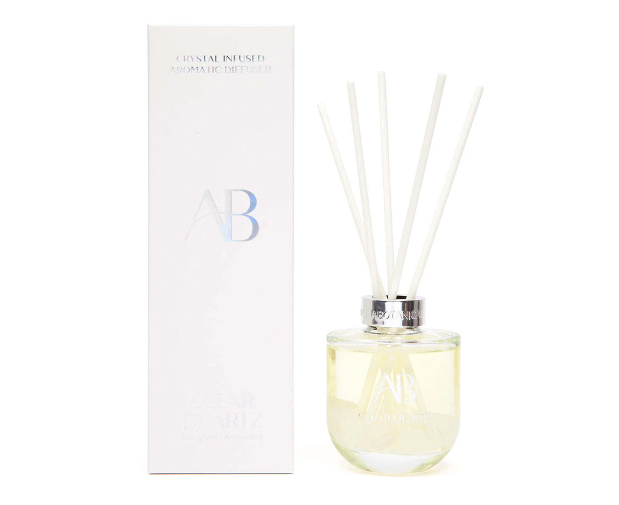 Aromabotanical Crystal200ml Reed Diffuser Scented Home Fragrance Clear Quartz