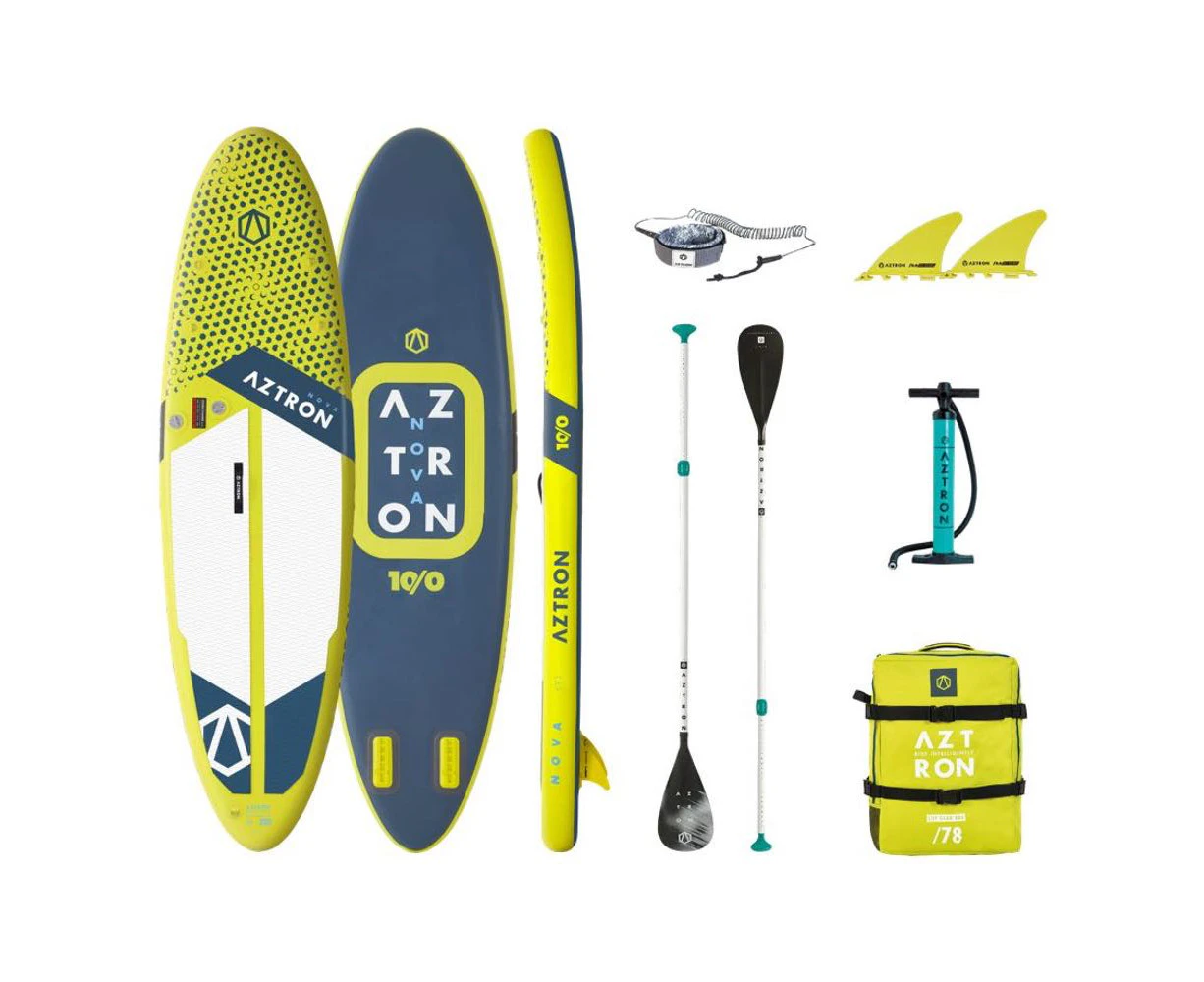 Aztron Nova 2.0 Compact 10'/305cm Inflatable Stand Up Paddleboard Surfboard