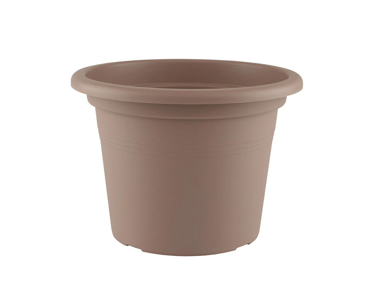 Artevasi Cilindro Plastic Indoor/Outdoor Garden Plant Pot 40x27.5cm Taupe