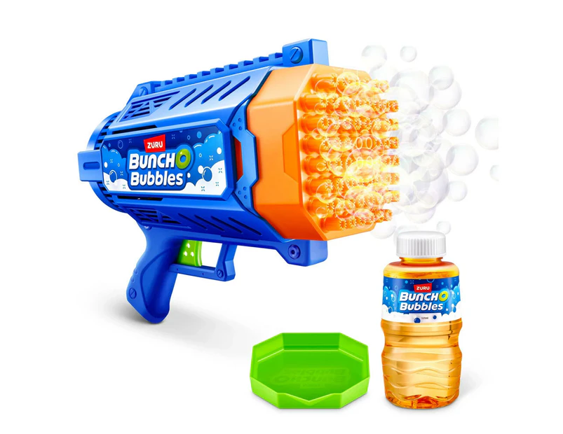 Zuru Bunch O Bubbles Motorised Gun Blaster Kids/Childrens Toy  - Medium 3+