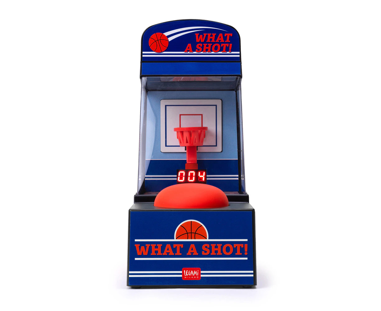 Legami Legami What a Shot Mini Basketball Arcade Pump Game Kids/Children Toy