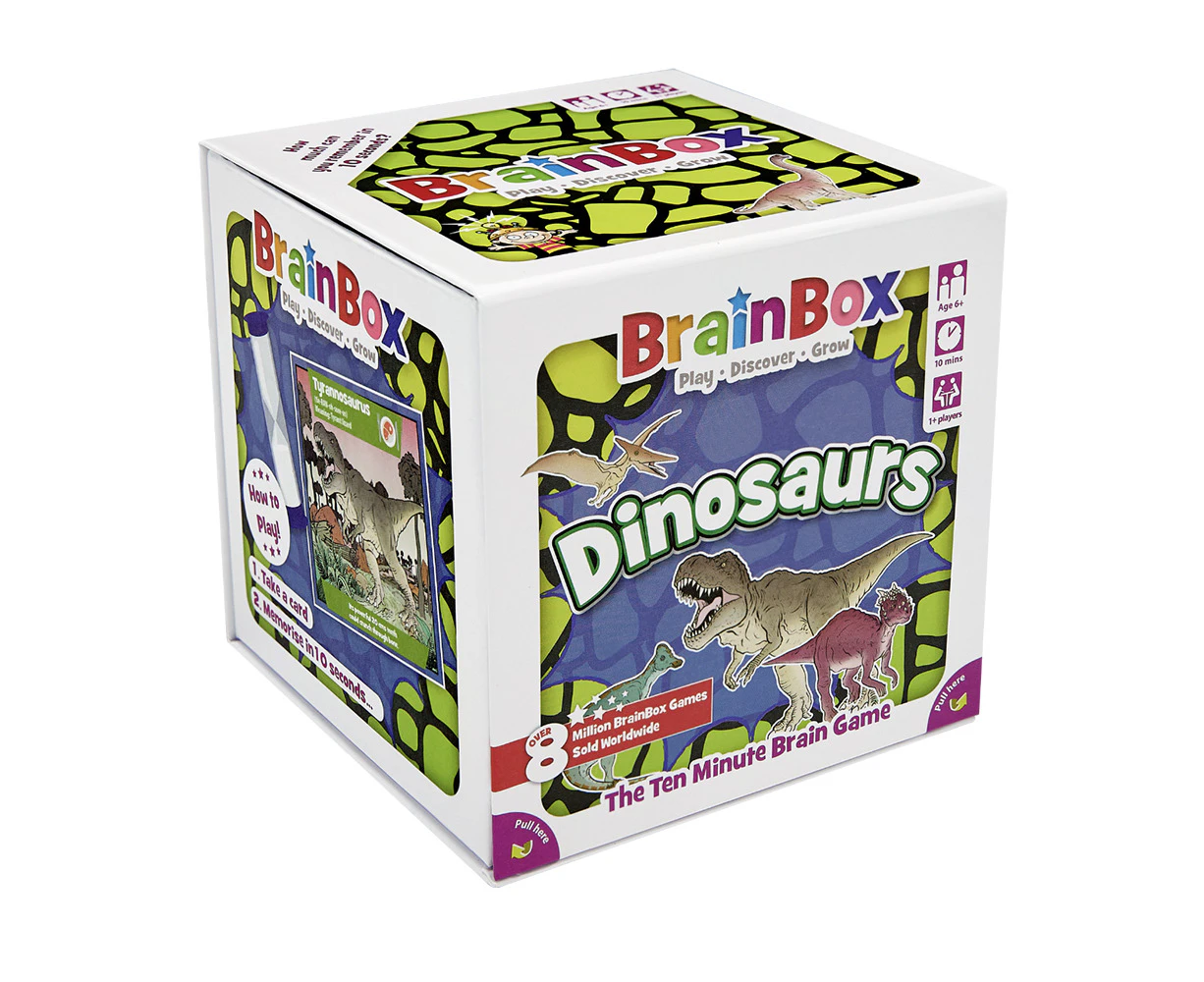 Brainbox Dinosaurs Memory And Observation Children's/Kids Puzzle Card Game 6y+