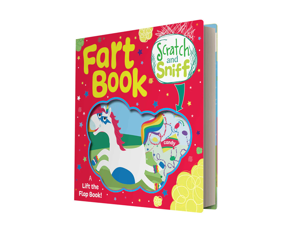 Buddy & Barney 16-Page Fart Book Unicorn Kids/Children/Toddler Activity Play 1y+