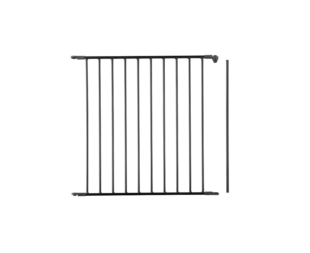 BabyDan Flex Large 72cm System Extension For Baby Safety Fence Gate Black