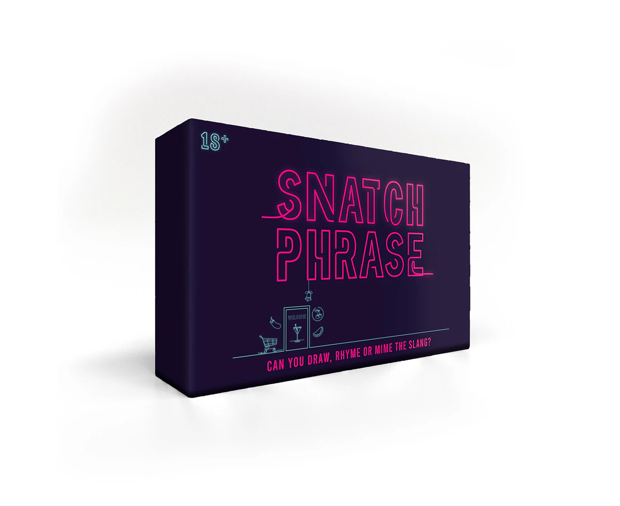 Bubblegum Stuff Snatch Phrase Draw/Rhyme Adult Drinking Fun Party Game 18y+