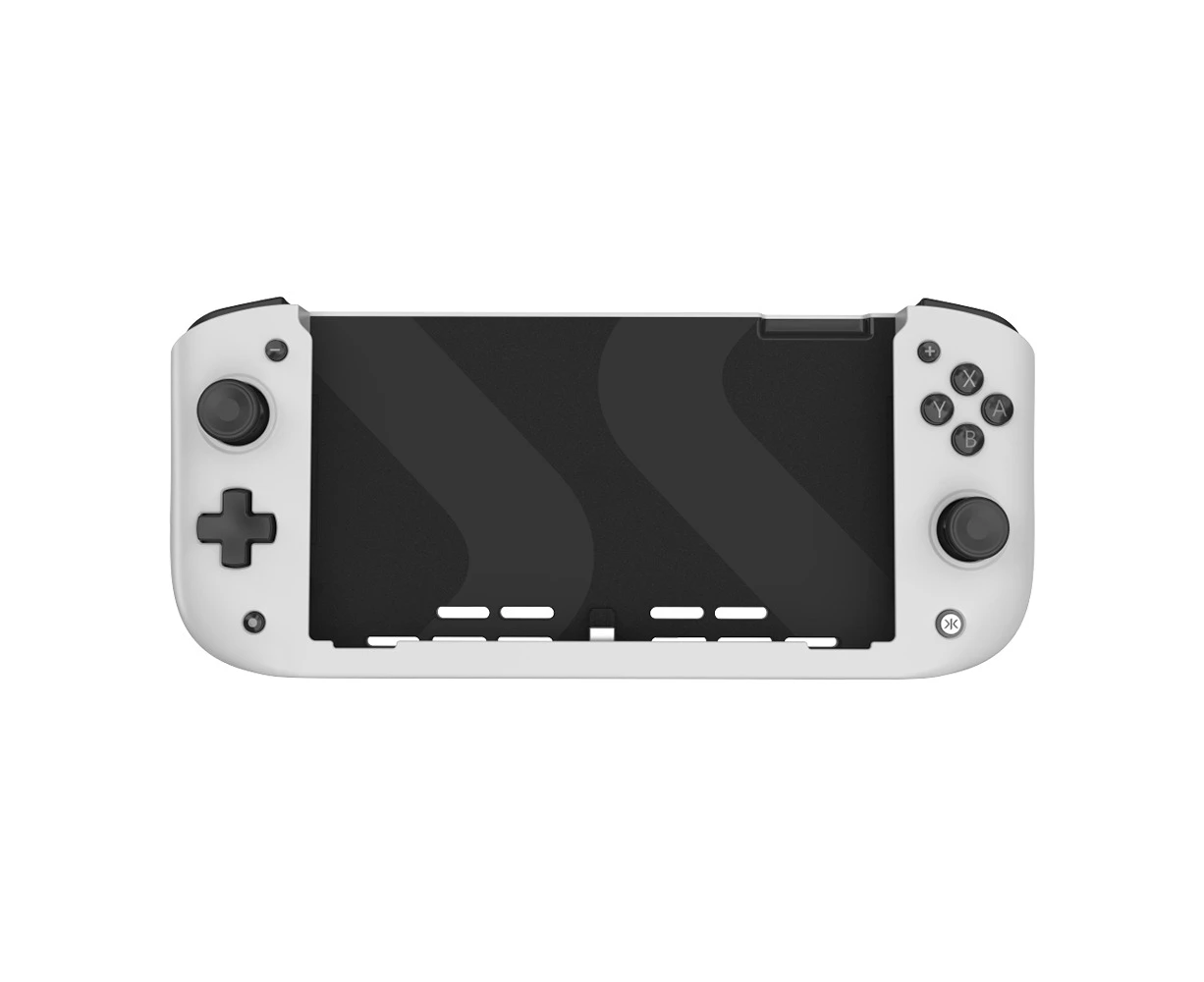 CRKD Nitro Deck Controller Attachment Deck For Nintendo Switch White Edition