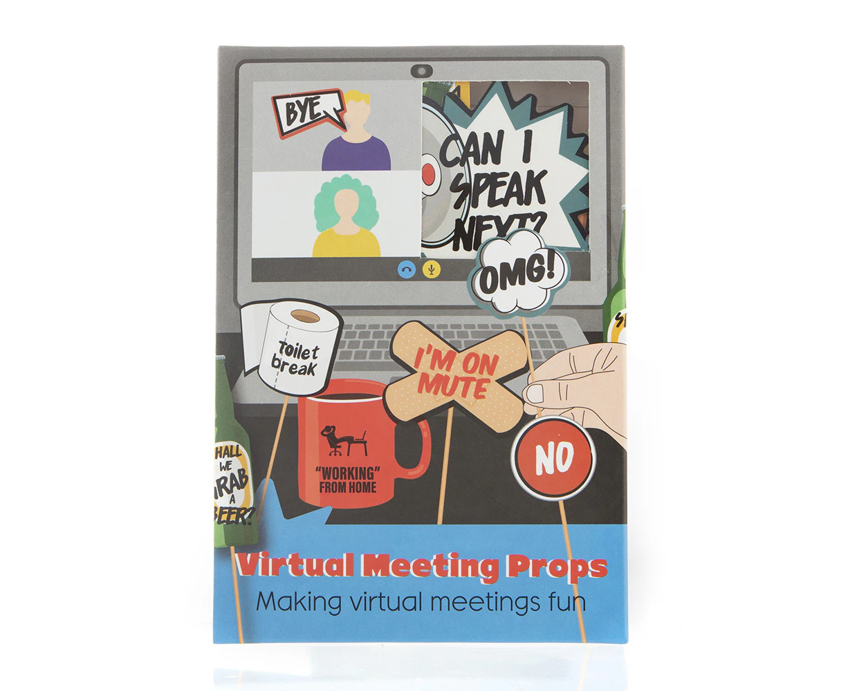 14pc Boxer Gifts Virtual Meeting Photo Props Fun Statement Office/Work