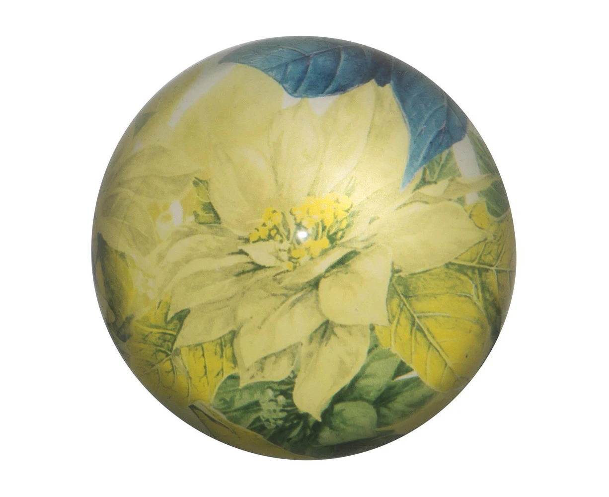 Lantern Studios Italian Paperweight/Paper Weighted Office/Desk Round Foliage